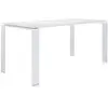 KARTELL table pour extérieur FOUR OUTDOOR (L 158 cm - Acier verni blan...