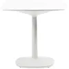 KARTELL table MULTIPLO avec plateau carré 99 cm arrondie et grande bas...