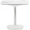 KARTELL table MULTIPLO avec plateau carré 99 cm arrondie et grande bas...