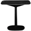 KARTELL table MULTIPLO avec plateau carré 99 cm arrondie et grande bas...