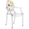 Kartell Lou Ghost Chaise,Plastique 2.7 x 37 x 63 cm