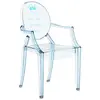 Kartell Lou Ghost, Édition Spéciale, Bleu Clair Prince, Plastique, Blu