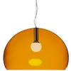 KARTELL lampe à suspension BIG FL/Y fly (Orange - PMMA transparent)
