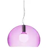 KARTELL lampe à suspension SMALL FL/Y fly (Rouge cardinal - PMMA transparent)