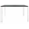 Table à manger blanc et noir 128x128 Four tavolo - Kartell