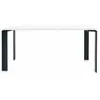 Table à manger noir et blanc 158x79 Four tavolo - Kartell