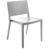Kartell Set De 2 Chaises Lizz Mat (Gris Opaque - Technopolymères)
