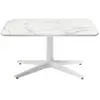 KARTELL table basse MULTIPLO LOW avec plateau carré (Blanc - Aluminium...