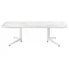 Table basse effet marbre blanc 180x90 Multiplo - Kartell