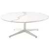 KARTELL table basse MULTIPLO LOW avec plateau rond Ø 118 cm (Blanc - A...