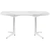 KARTELL table MULTIPLO XL avec plateau rectangulaire 158x90 cm (Blanc ...