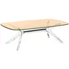 KARTELL table basse BLAST avec plateau rectangulaire (Plateau bronze, ...