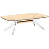 KARTELL table basse BLAST avec plateau rectangulaire (Plateau bronze, ...