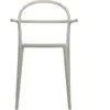 Kartell Set De 2 Chaises Generic C (Gris - Polypropylène)