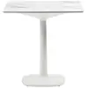 KARTELL table MULTIPLO avec plateau carré 78 cm et petite base carrée ...