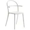 Kartell Set De 2 Chaises Generic C (Blanc - Polypropylène)