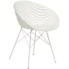 Kartell Chaise Smatrik (Blanc / Blanc - Polycarbonate Coloré Dans La ...