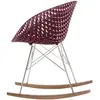 Kartell Chaise à Bascule Smatrik (Prune - Polycarbonate Coloré Dans ...