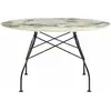 Table Glossy - rond - noir - Symphonie Kartell