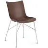 Kartell Chaise P/Wood Smart Wood (Foncé, Base Chromée - Frêne Et Ac...