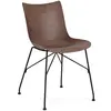 KARTELL chaise P/WOOD SMART WOOD (Foncé, base noire - frêne et acier)