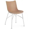Kartell Chaise P/Wood Smart Wood (Clair, Base Chromée - Bois Palqué Et...