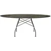 Table Glossy - bronze vielli - noir - oval Kartell