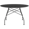 Table Glossy - marbre noir - noir - rond Kartell