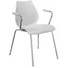 Chaise avec accoudoirs grise Maui - Kartell