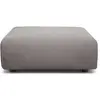 Kartell Pouf Plastics Duo 7090 (Gris - Tissu Nilo)