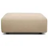 Kartell Pouf Plastics Duo 7090 (Gris Tourterelle - Tissu Nilo)