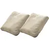 KARTELL set de 2 coussins pour canapé PLASTICS DUO (Ecru - Tissu Nilo)
