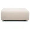 Kartell Pouf Plastics Duo 7090 (Ecru - Tissu Nilo)