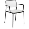 Kartell Set De 2 Fauteuils Audrey (Structure Peinte En Noir/ Assise Bl...