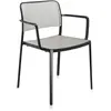 Kartell Set De 2 Fauteuils Audrey (Structure Peinte En Noir/ Assise Gr...