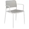 Kartell Set De 2 Fauteuils Audrey (Structure Peinte En Blanc / Assise ...