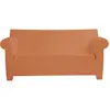 Kartell Bubble Club Sofa, Polyéthylène Masse, Rouge Terre, 2 Places