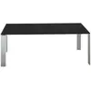 KARTELL table FOUR 190x79xH72 cm (Plateau noir - Peids en aluminium - ...