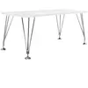 KARTELL table sur pieds MAX (L 160 cm / Blanc zinc - Pleateau laminé a...