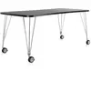 KARTELL table sur roulettes MAX (L 190 cm / Ardoise - Pleateau laminé ...