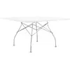 KARTELL table carrée GLOSSY 130 x 130 cm (Blanc - MDF laqué en polyest...