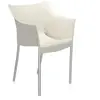 Kartell Fauteuil Dr. No (Blanc Ciré - Polypropylène Coloré Dans La Mas...