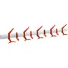 Porte-manteau mural Hanger - orange-rouge - Longueur 90 cm Kartell