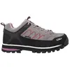 CMP Moon Low Wmn WP - Chaussures randonnée femme Cemento / Fard 40