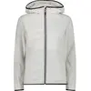 Cmp Veste Hybrid Fix Hood blanc 42
