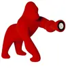 QEEBOO lampe de table KONG XS VELVET FINISH (Rouge - Polyéthylène et v...