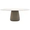 QEEBOO table pour l'extérieur COBBLE avec le plateau en GRÈS 190 cm (I...