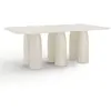 QEEBOO table rectangulaire pour l'intérieur et l'extérieur TOTO avec p...