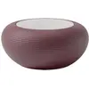 QEEBOO table basse pour l'extérieur NAMI (Indian red - Polyéthylène et...