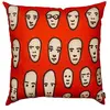 Qeeboo FACES ON RED CUSHION